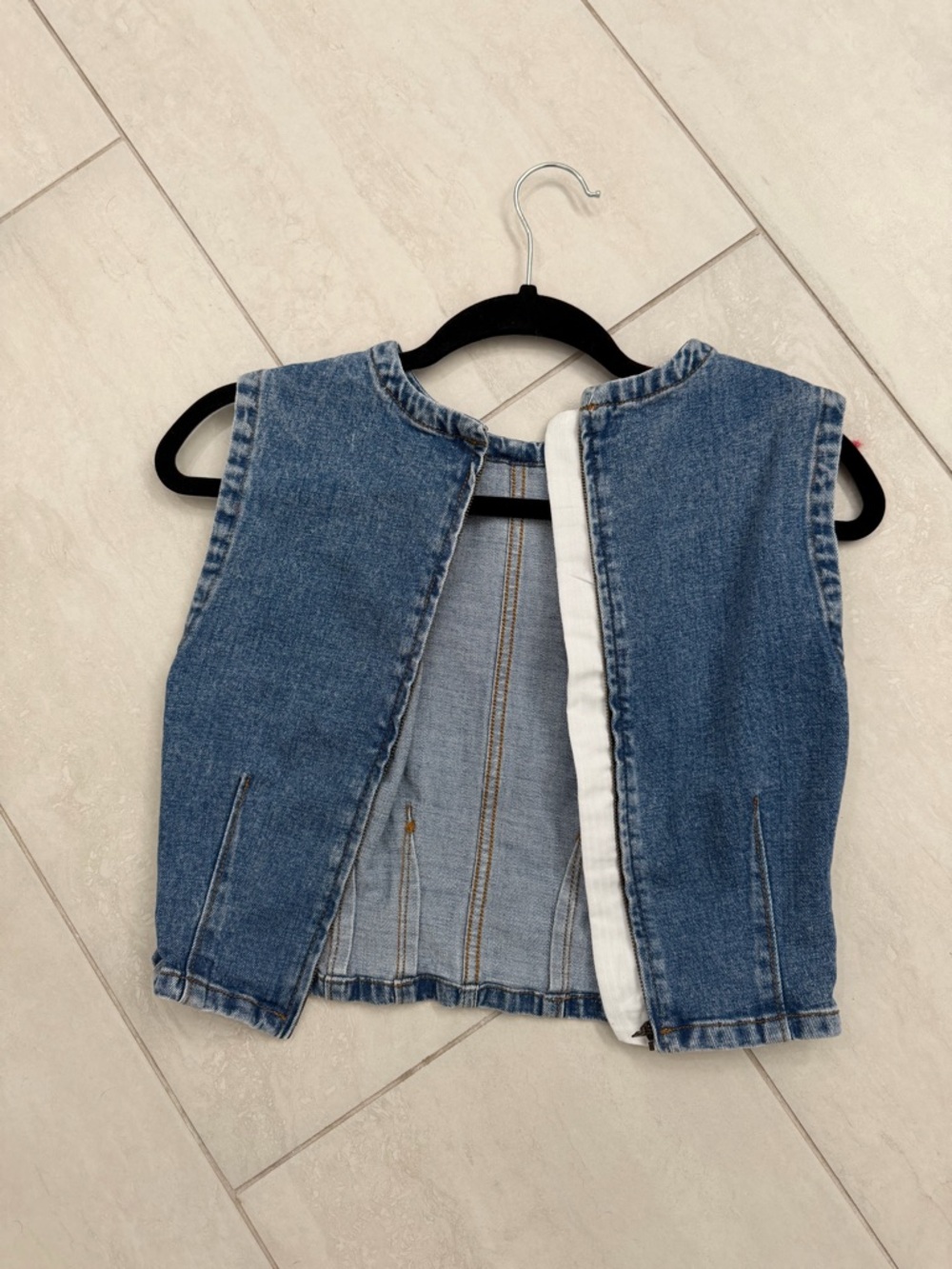 Abercrombie Denim Shell Top in Blue - Picture 2 of 5